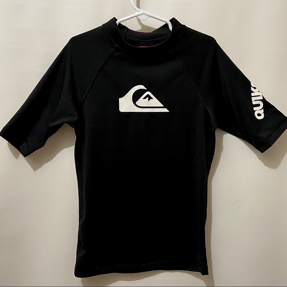 Quicksilver Athletic Shirt for Boys Black Jersey